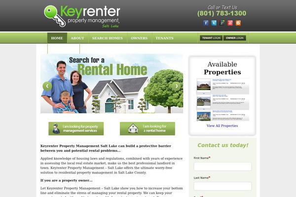 keyrenter theme websites examples