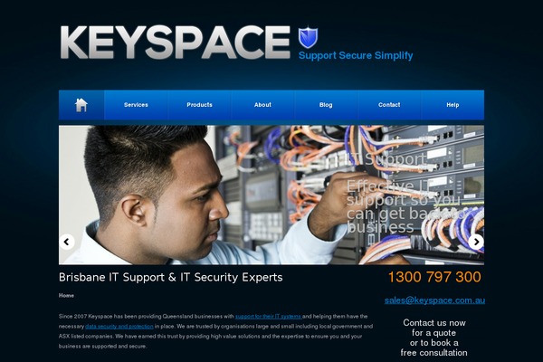 keyspace.com.au site used Theme1507