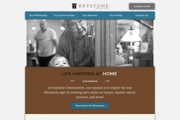 keystonecommunities.com site used Keystone