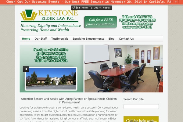 keystoneelderlaw.com site used Keystone