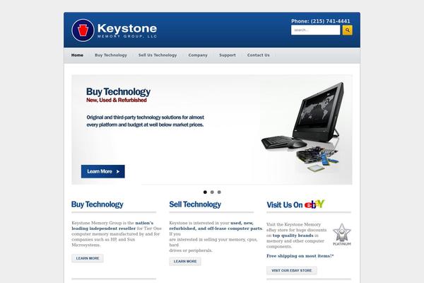 keystonememory.com site used Powered