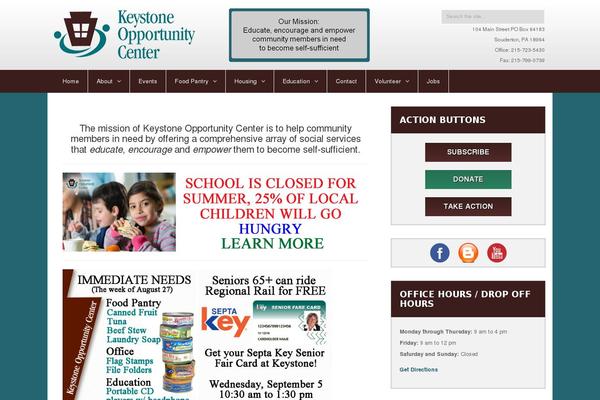 keystoneopportunity.org site used Universe_theme-child