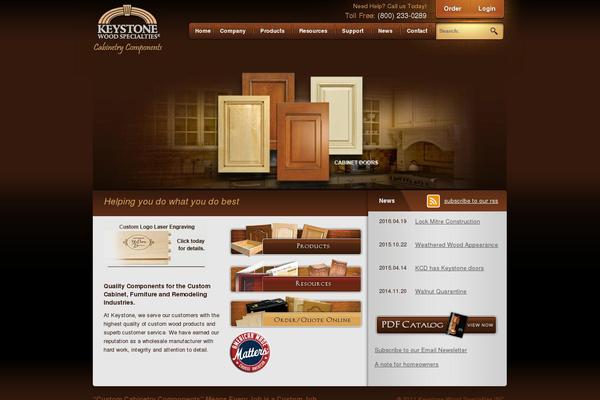 Keystone theme site design template sample