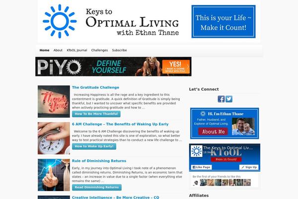 WordPress website example screenshot