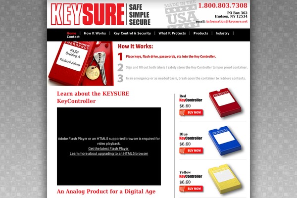 keysure.net site used Keysure