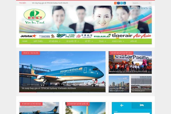 SmartMag theme site design template sample