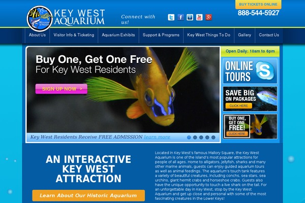 keywestaquarium.com site used Keywestaquarium_wp