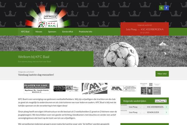 Evergreen Sports theme site design template sample