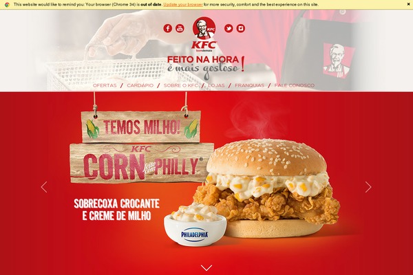 kfc WordPress theme, websites list used kfc theme kfc theme websites examples