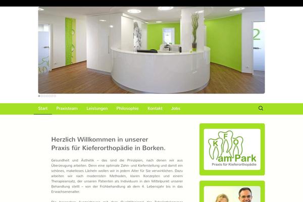 WordPress website example screenshot