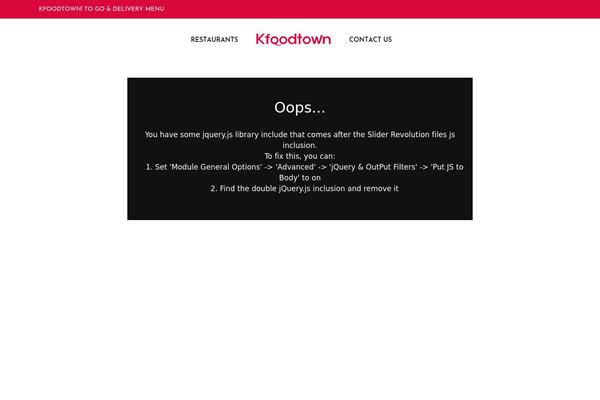 kfoodtown.com site used Ristora