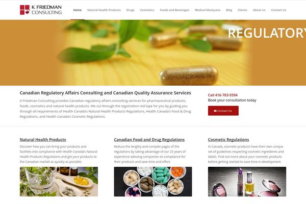 Enfold theme site design template sample