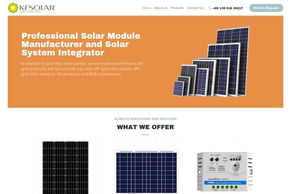 kfsolar.com site used Solar