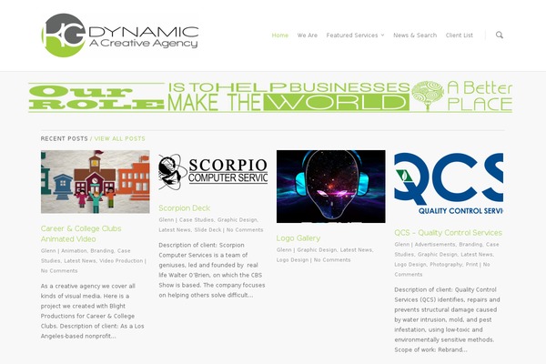 Salient theme site design template sample