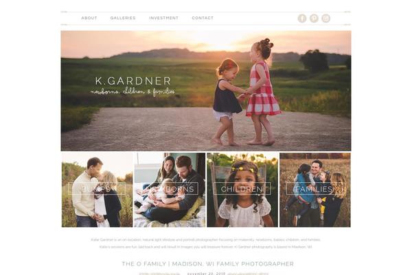 WordPress website example screenshot