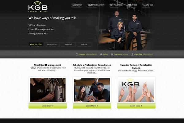 kgbcommunications.com site used Kgb