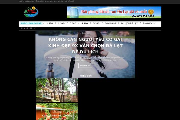 Santiago theme site design template sample