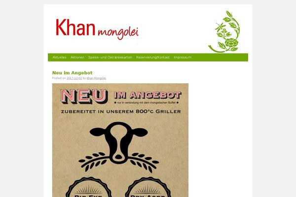 Twenty Ten theme site design template sample