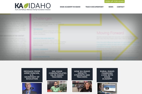 WordPress website example screenshot