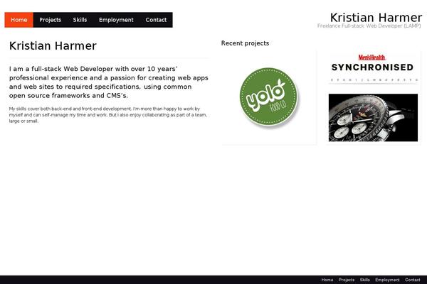 kharmer.co.uk site used Portfolio2014