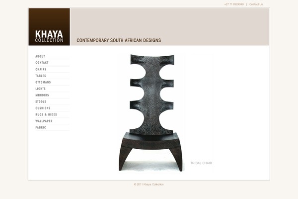 khayacollection.com site used Khaya