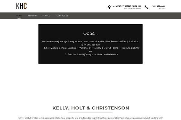 WordPress website example screenshot