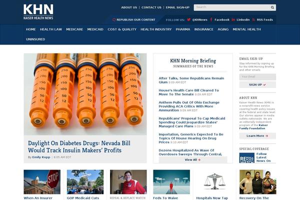 khn.org site used Kaiser-healthnews-2017