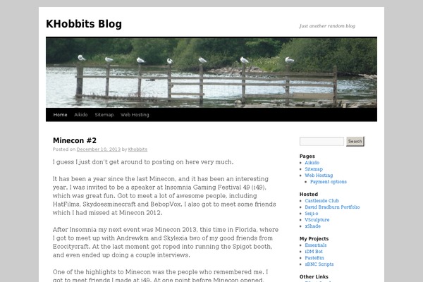 WordPress website example screenshot