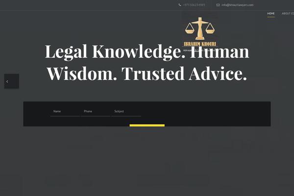 WordPress website example screenshot