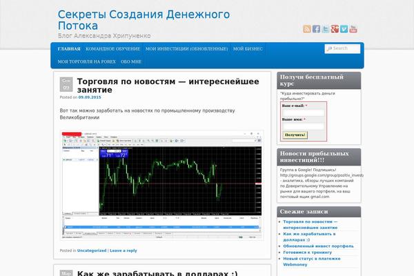WordPress website example screenshot