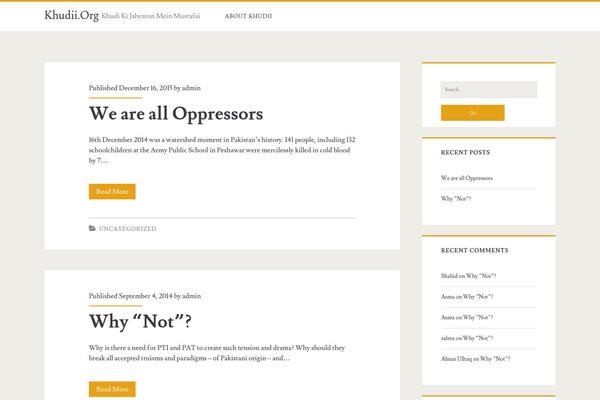 WordPress website example screenshot