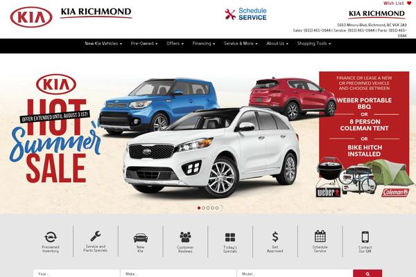 kiarichmond.com site used Alpha-dark