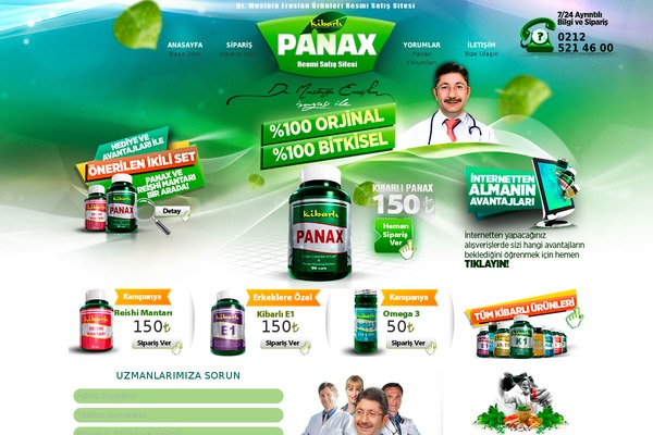 kibarli-urunleri.com site used Panax