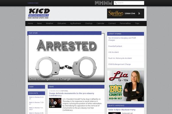 kicdam.com site used Saga-news-pro-beta