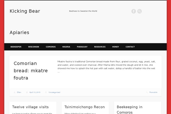 kickingbearapiaries.com site used Pinboard