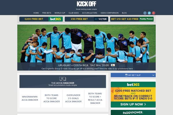 kickoff.co.uk site used Kickoff_v4