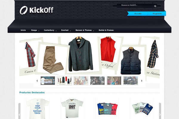 Kickoff theme site design template sample