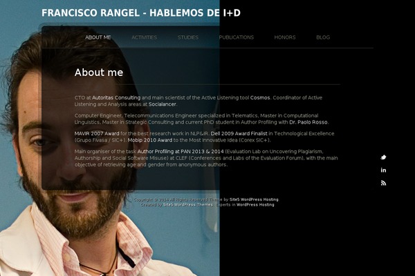 WordPress website example screenshot