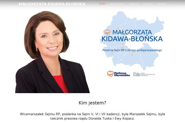 kidawa-blonska.pl site used Strefawp