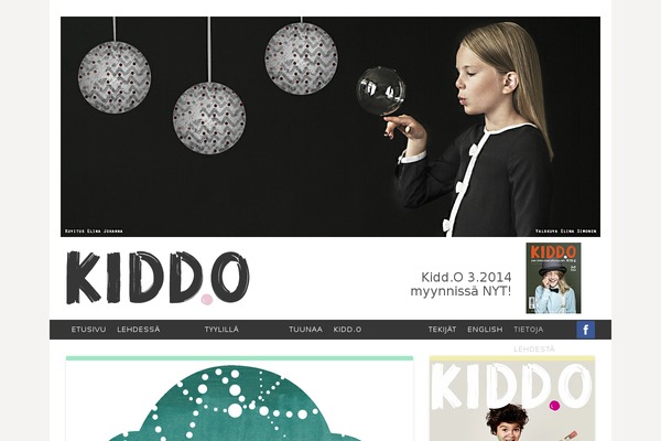 Kiddo theme site design template sample