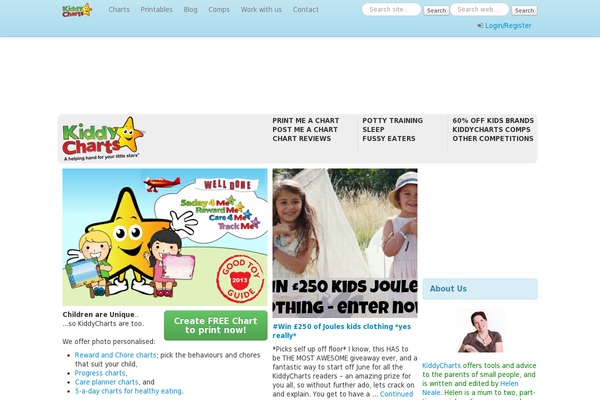 kiddycharts.com site used Wisteria-trellis