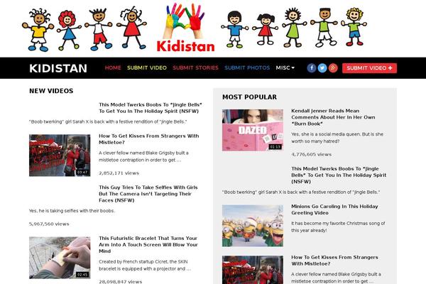 kidistan.com site used Mts_video