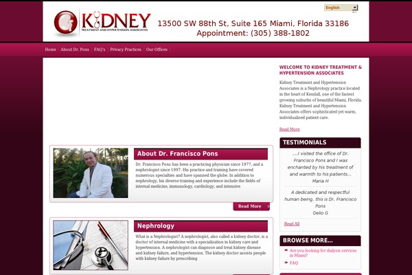 kidneyandhypertensiondoctor.com site used Vnahh