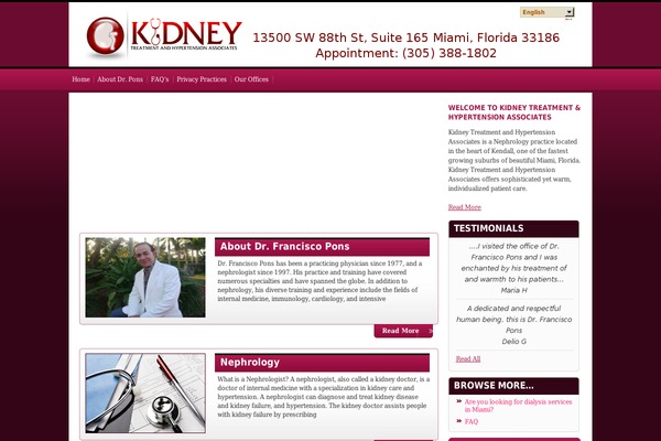 Site using Easy Testimonials plugin
