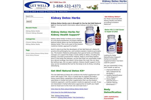 kidneydetoxherbs.com site used Getwell