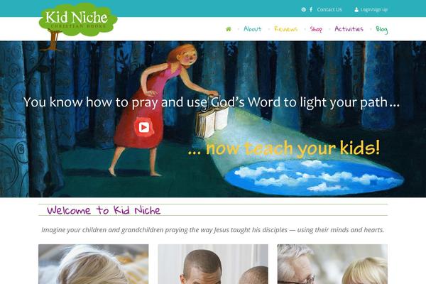Kidzy theme site design template sample
