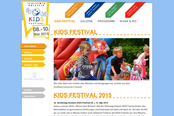 kids-festival.de site used Kids-2012