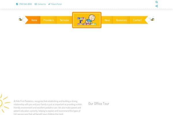 Kiddy theme site design template sample