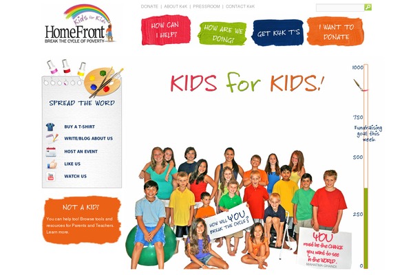 kids4kidsnow.com site used K4k