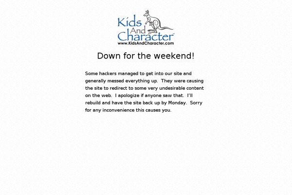 kidsandcharacter.com site used Cosmix